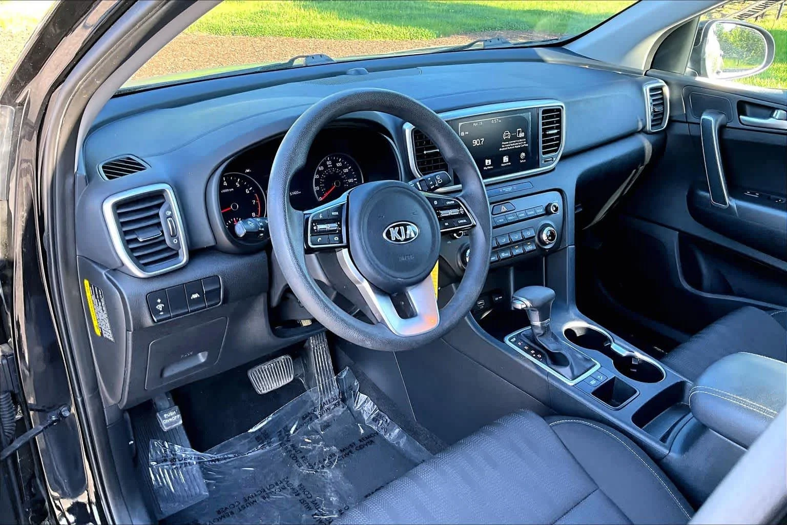 Certified Used 2020 Black Cherry Pearl Kia LX image 24