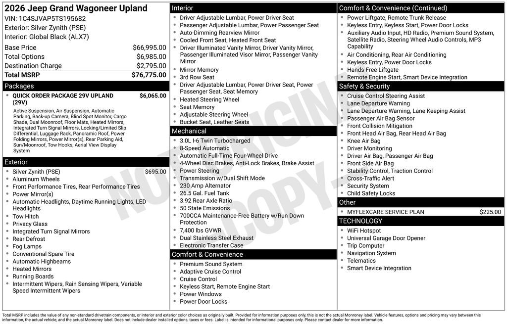 New 2026 Silver-Zynith Exterior Paint Jeep Upland image 33