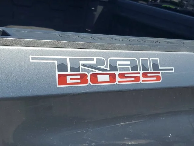 Used 2021 SATIN STEEL METALLIC Chevrolet Custom Trail Boss image 27