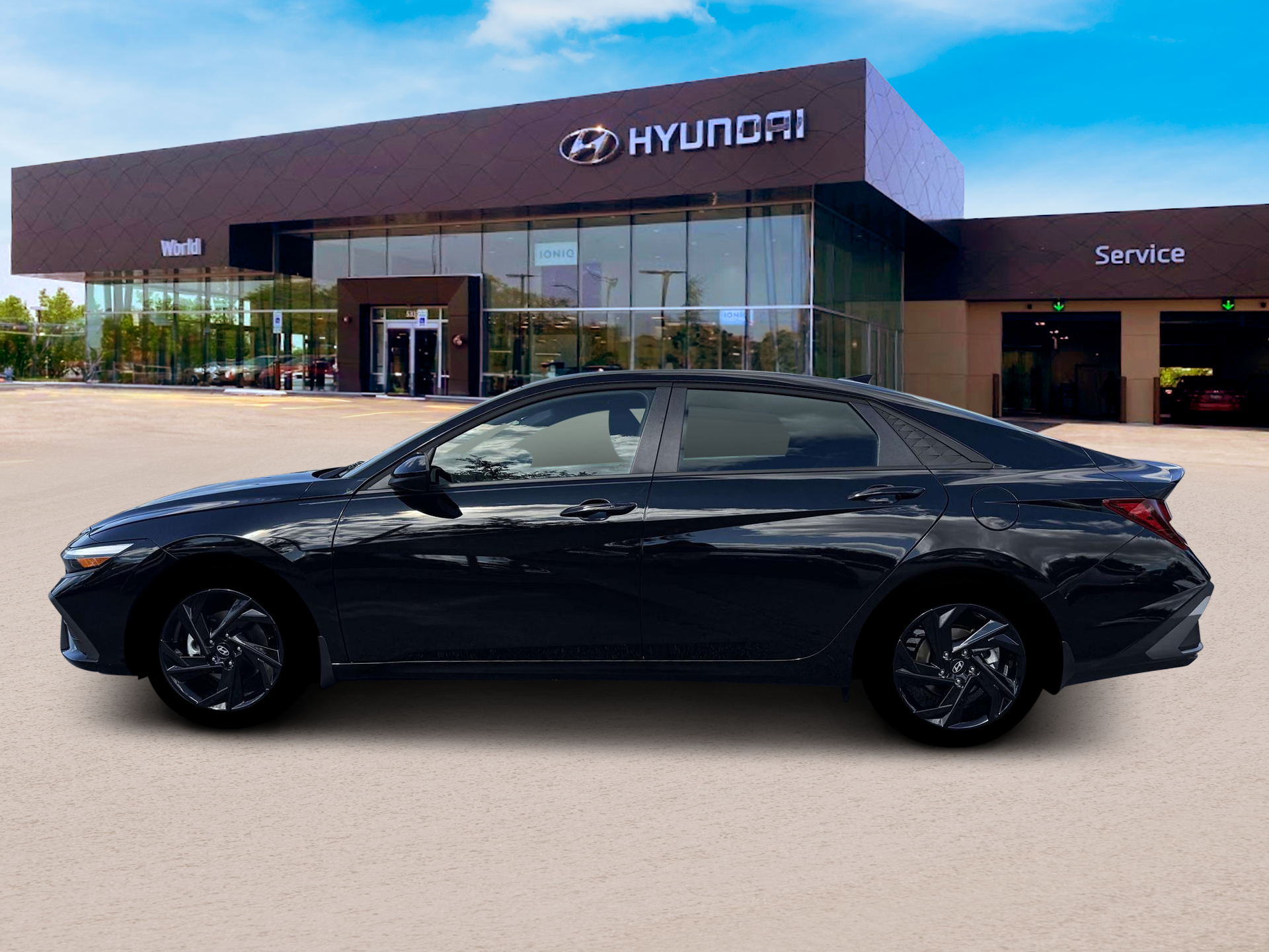 New 2026 Abyss Black Hyundai SEL Sport image 3