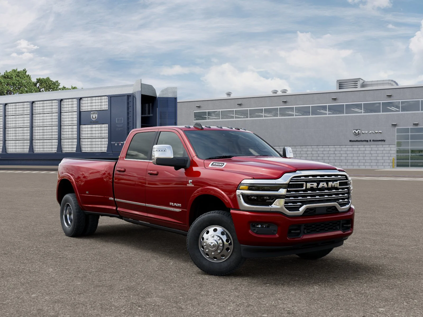 New 2027 Molten Red Pearl-Coat Exterior Paint RAM Limited image 3