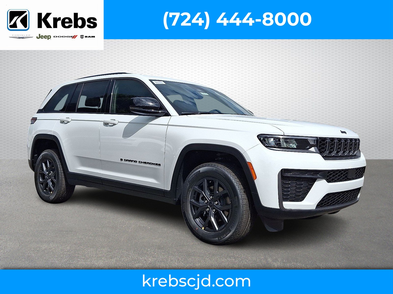 New 2027 Bright White Clear-Coat Paint Jeep Laredo Altitude 4x4 image 1