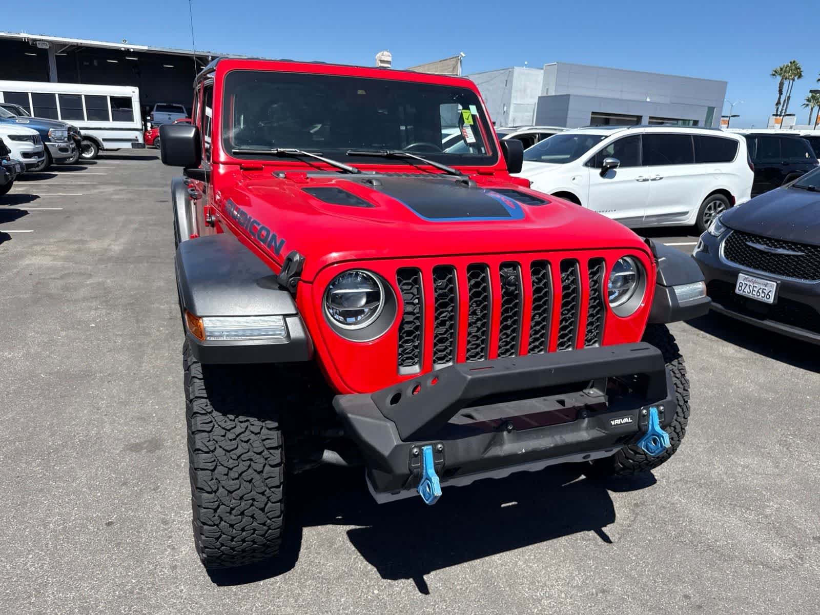 Used 2021 Firecracker Red Clearcoat Jeep Unlimited Rubicon image 6