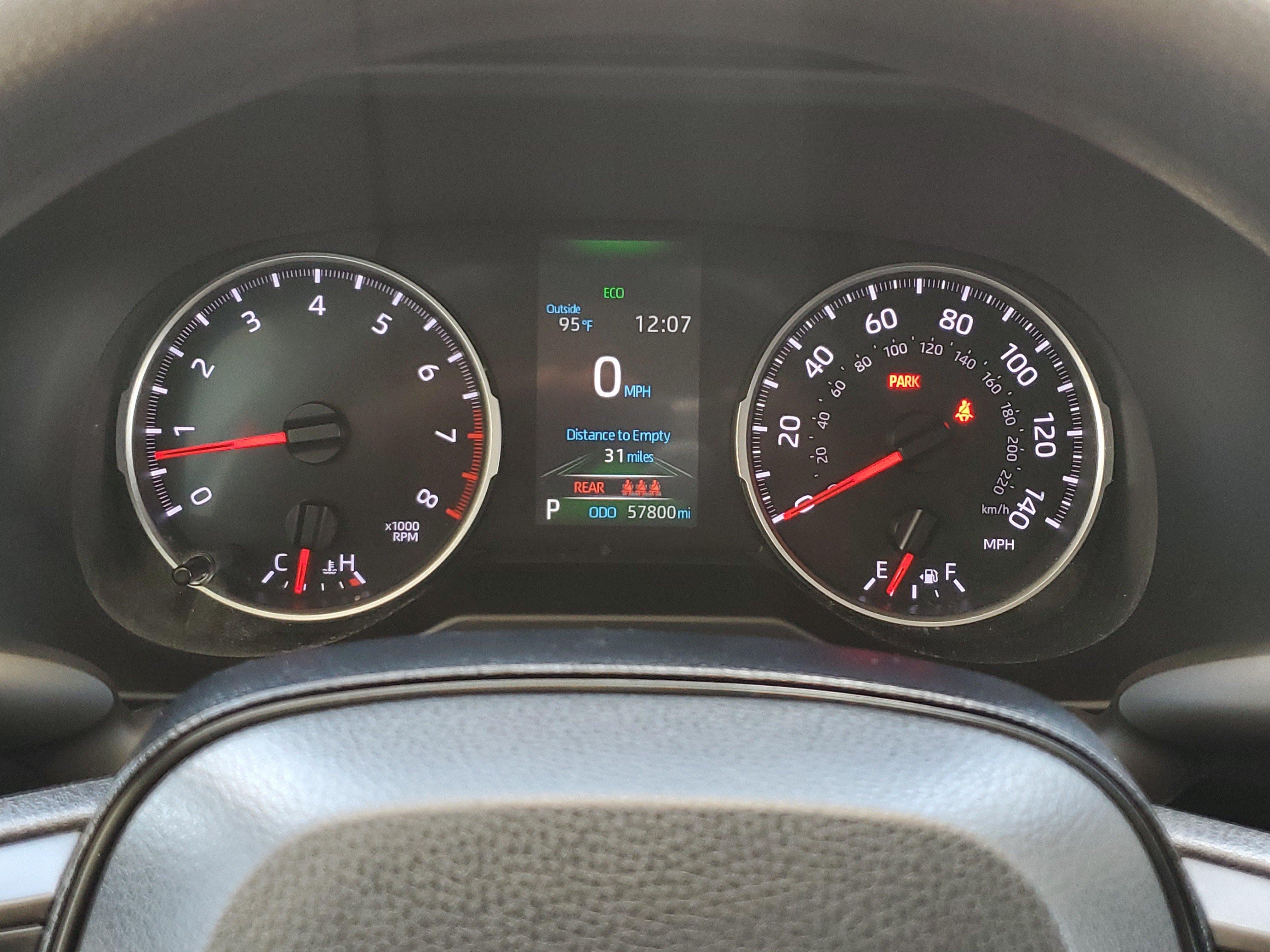 Used 2021 Super White Toyota LE image 24