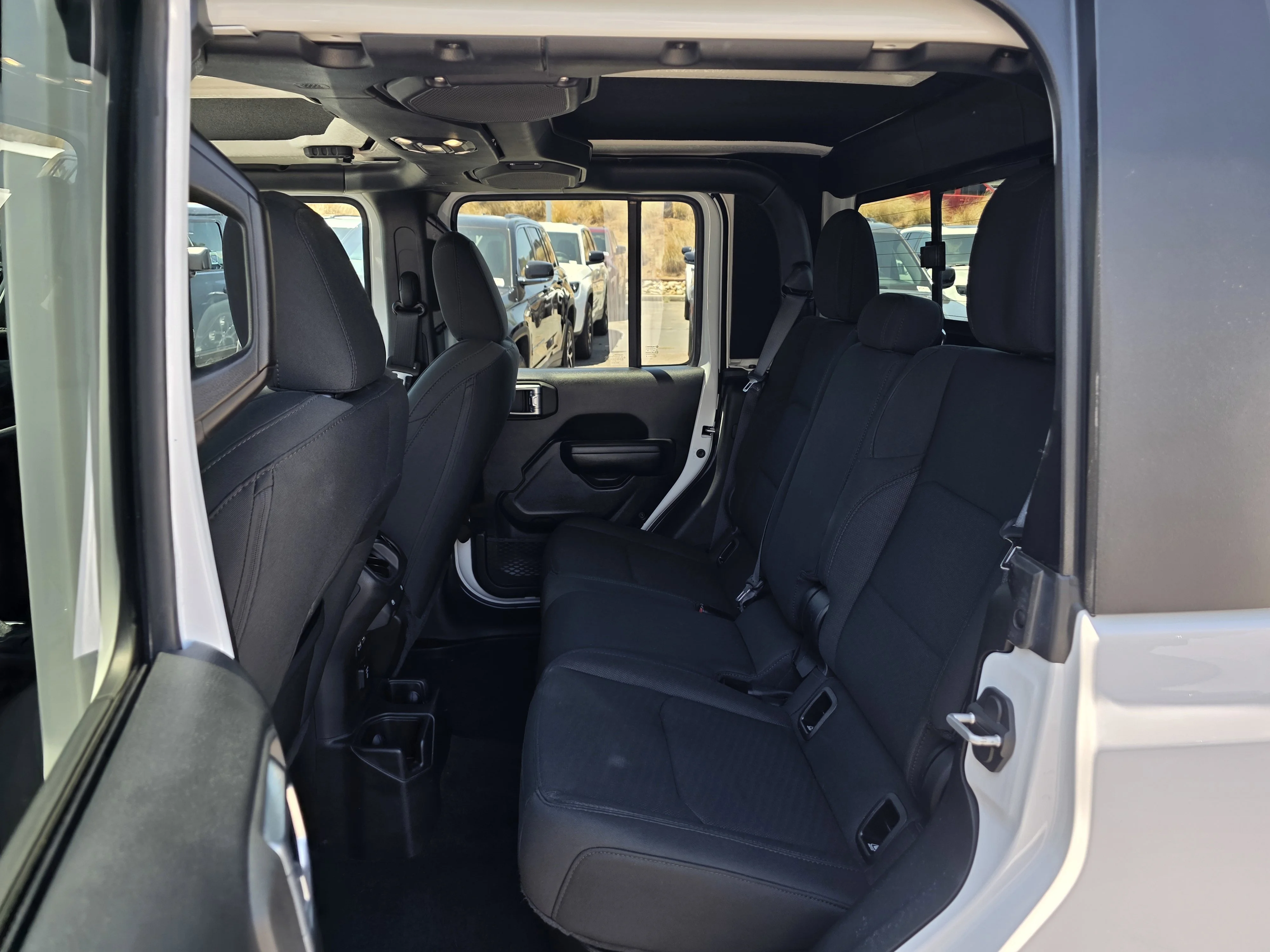 Used 2021 Bright White Clearcoat Jeep Sport image 16