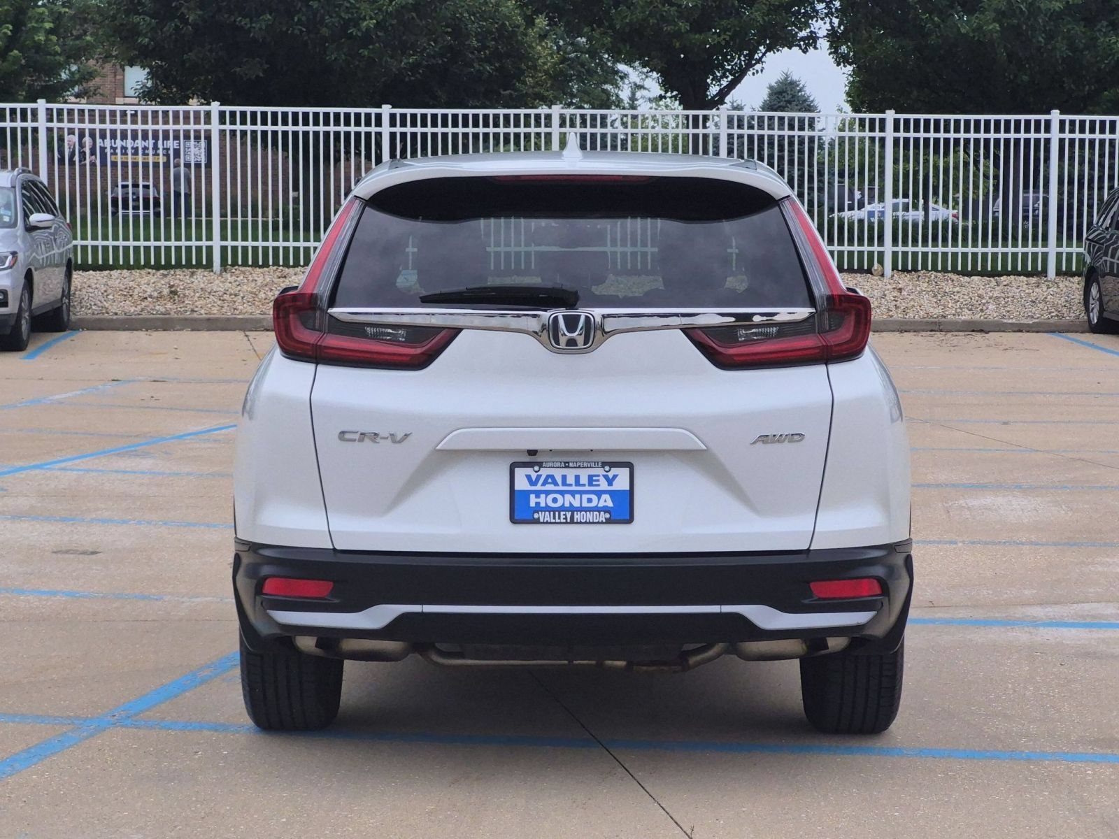 Certified Used 2020 Platinum White Pearl Honda EX-L AWD image 8