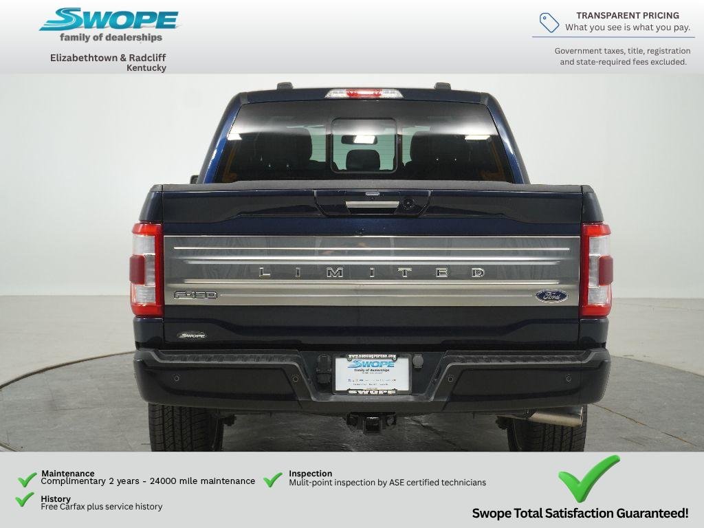 Used 2023 Antimatter Blue Metallic Ford Limited image 6