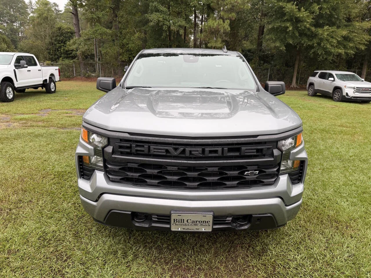 Used 2024 Gray Chevrolet Custom 4x2 4dr Crew Cab 5.8 ft. SB image 13
