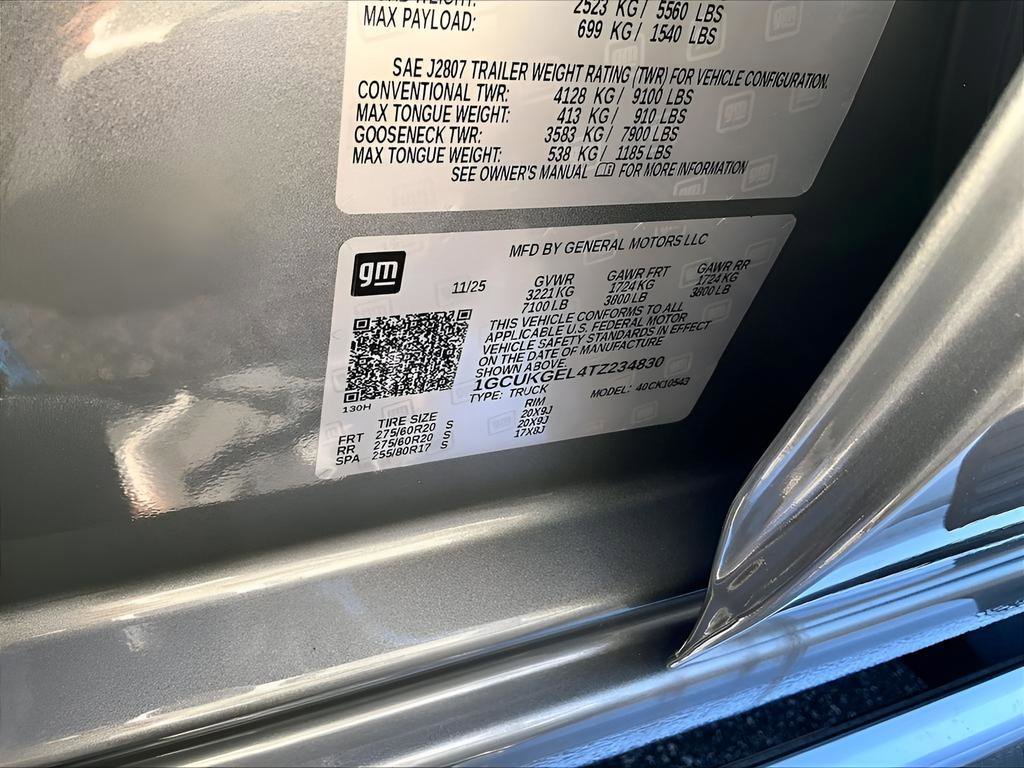 New 2026 Chevrolet Silverado 1500 LTZ 4D Crew Cab