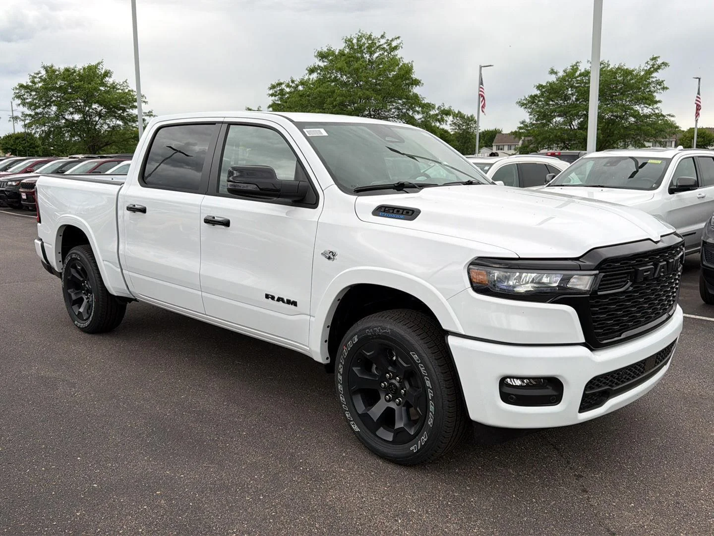 New 2026 Bright White Clear-Coat Exterior Paint RAM Big Horn image 2