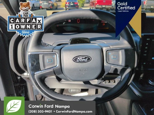 Certified Used 2025 Blue Metallic Ford  image 16