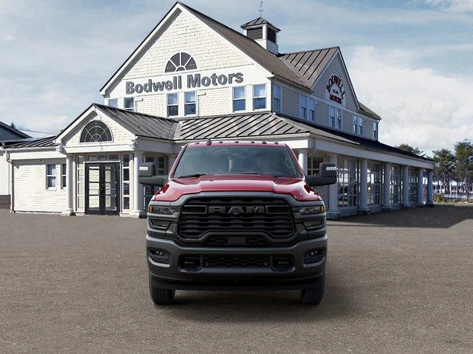 New 2026 Molten Red Pearl-Coat Exterior Paint RAM Warlock Crew Cab 4x4 6