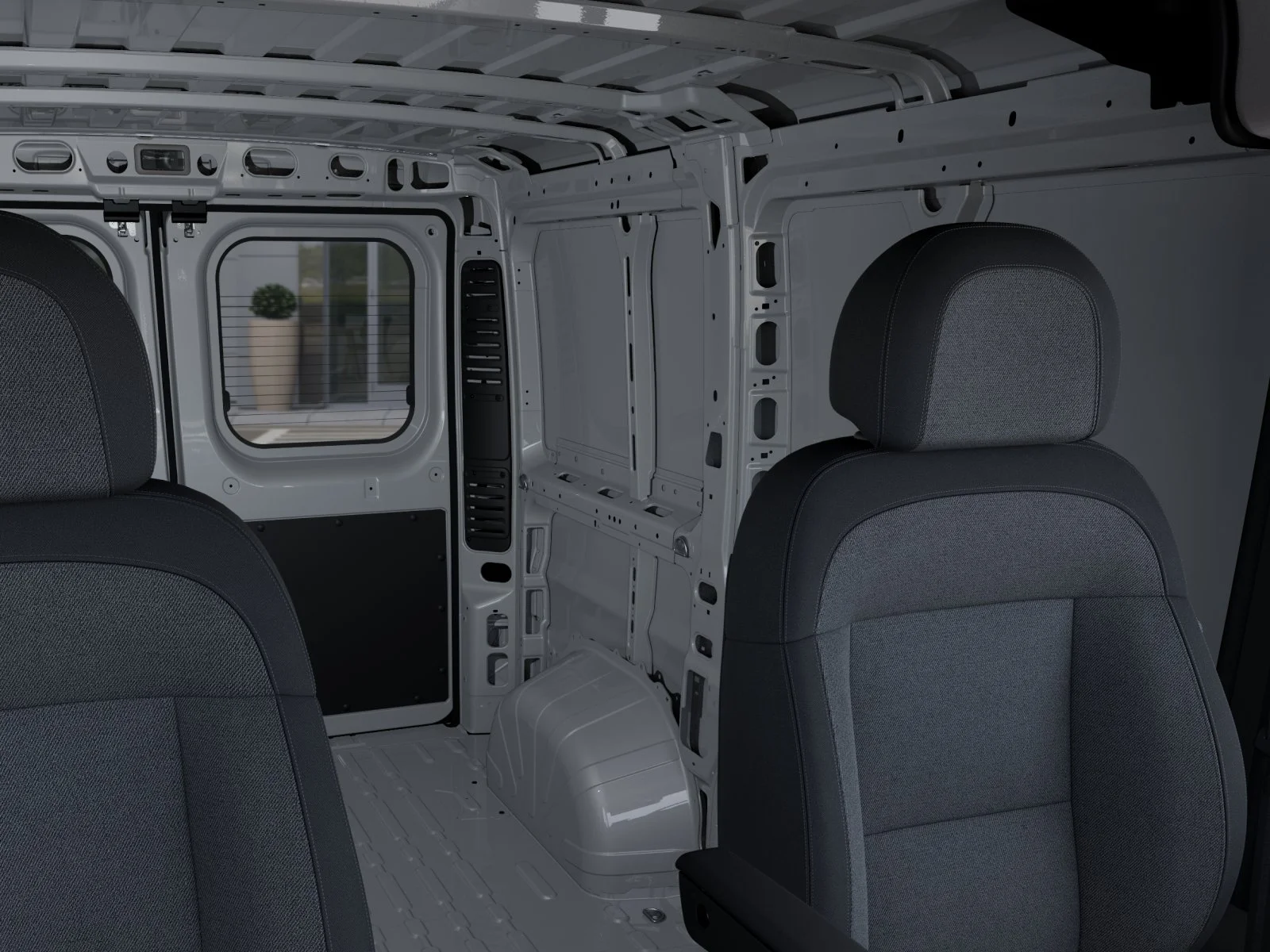 New 2026 Bright White Clear-Coat Exterior Paint RAM Tradesman 1500 Low Roof 118 WB w/Pass Seat image 52