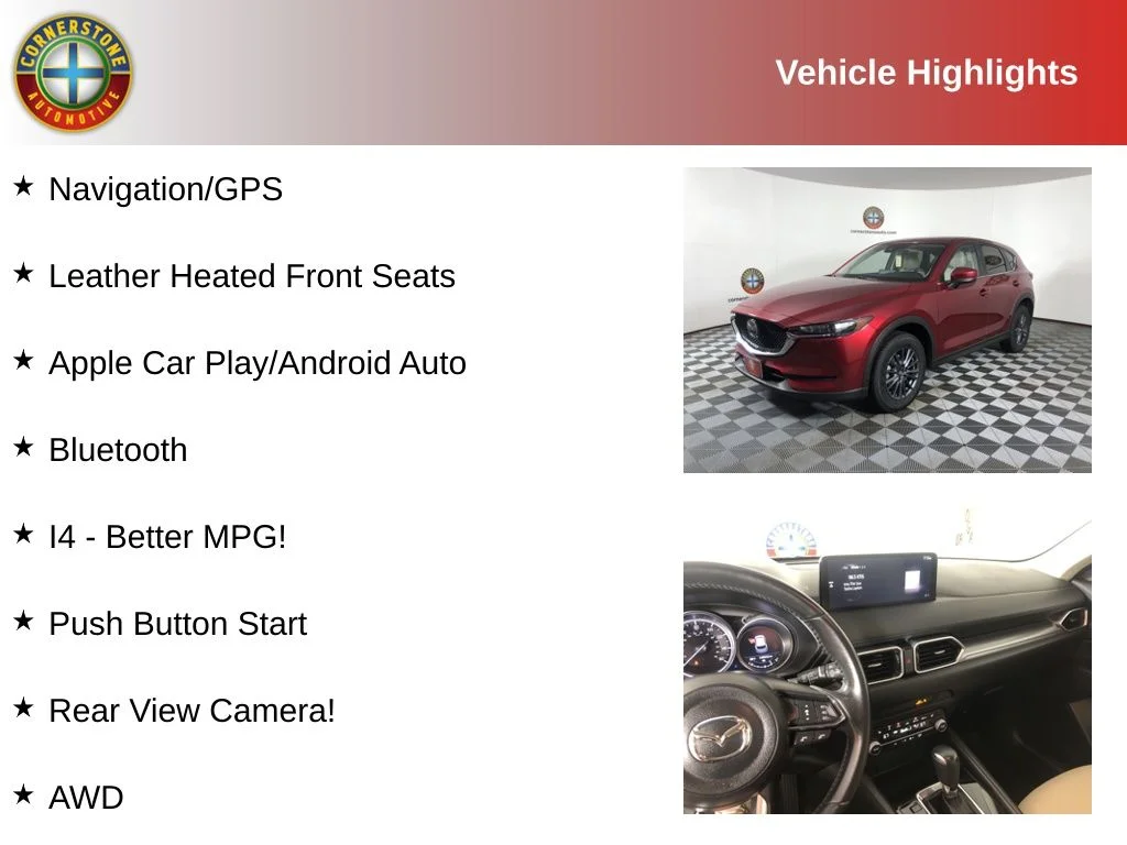 Used 2021 Mazda CX-5 Touring with VIN JM3KFBCM6M0449617 for sale in Elk River, Minnesota