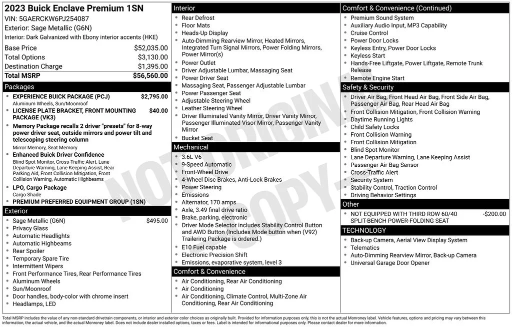 Used 2023 Green Buick Premium Group image 6