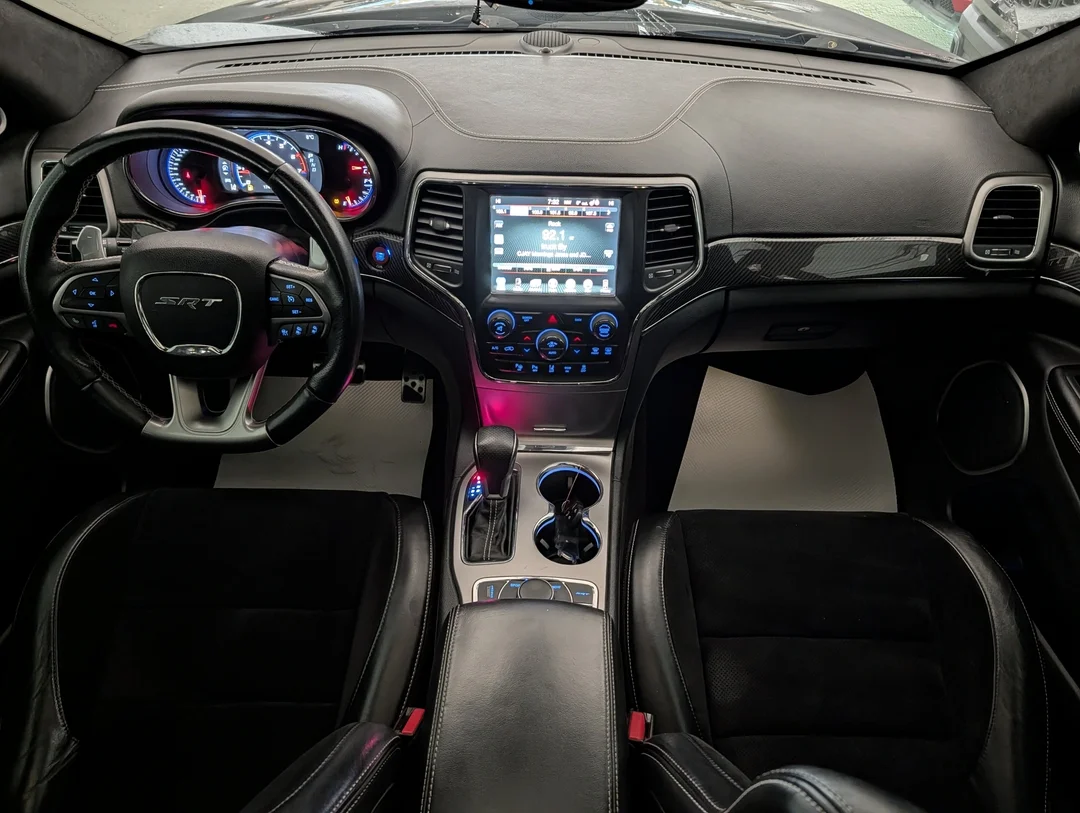 Used 2017 Black Jeep SRT - - Adaptive Cruise - Blind Spot - 20 Wheels & More! image 26