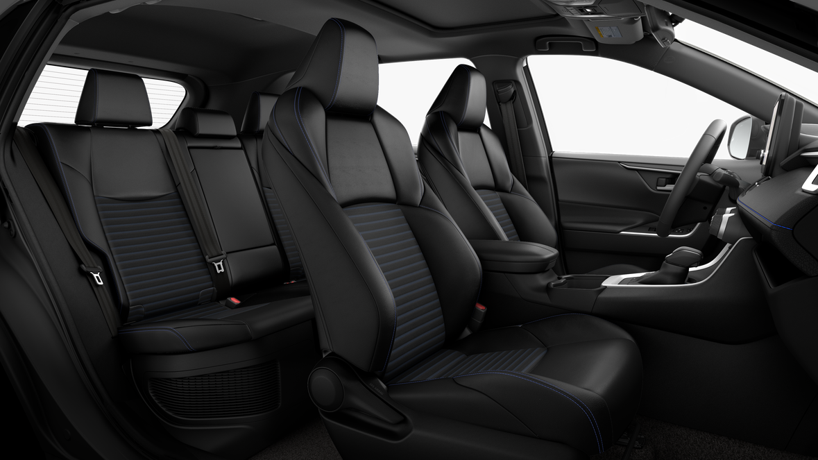 New 2025 Wind Chill Pearl with Midnight Black Metallic roof Toyota Hybrid XSE image 6