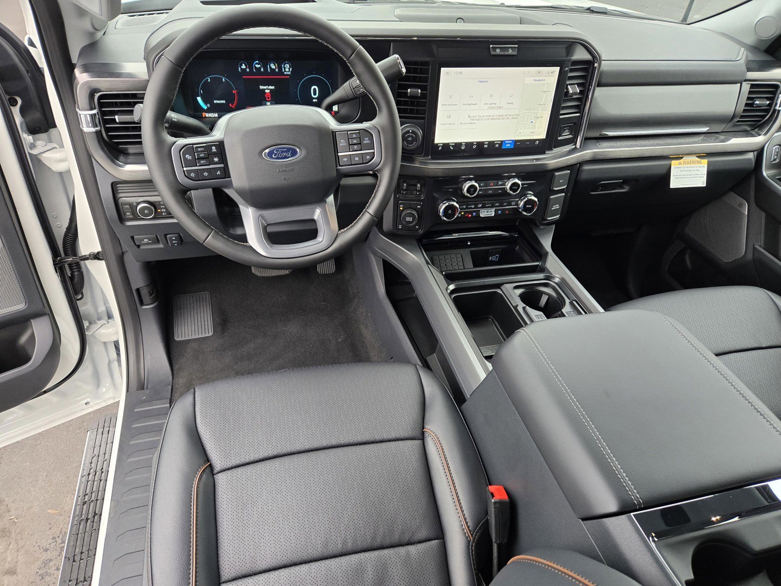 New 2026 Star White Metallic Tri-Coat Ford F-350® Lariat® image 8