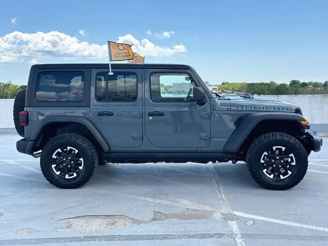 Certified Used 2024 Gray Jeep Rubicon 4xe image 9