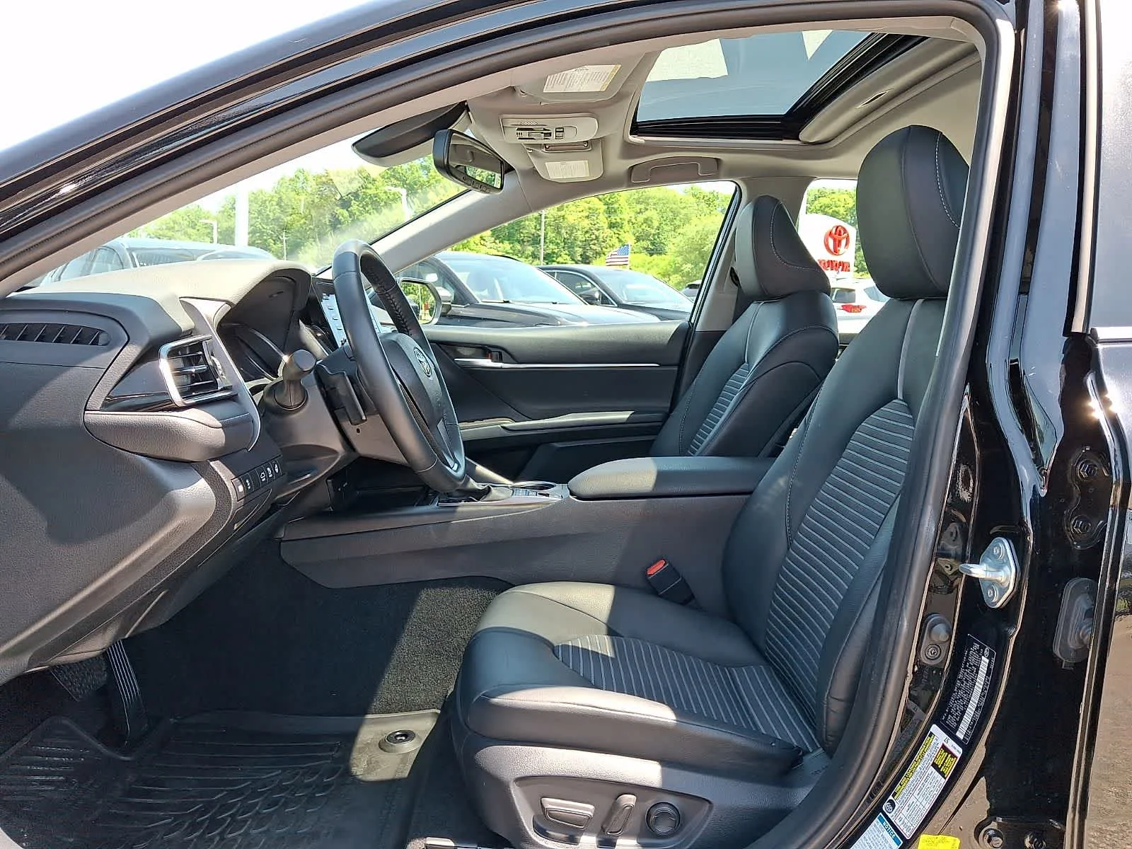 Certified Used 2024 Midnight Black Metallic Toyota SE image 15