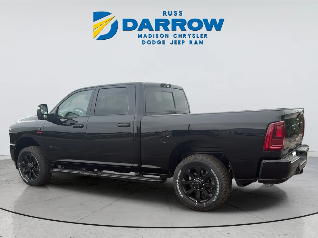 New 2027 Diamond Black Crystal Pearl-Coat Exterior Paint RAM Laramie image 3
