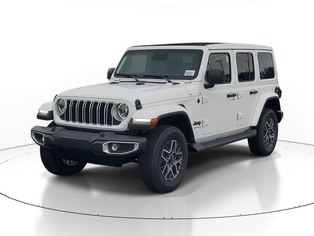 New 2026 Bright White Clear-Coat Exterior Paint Jeep Sahara image 2