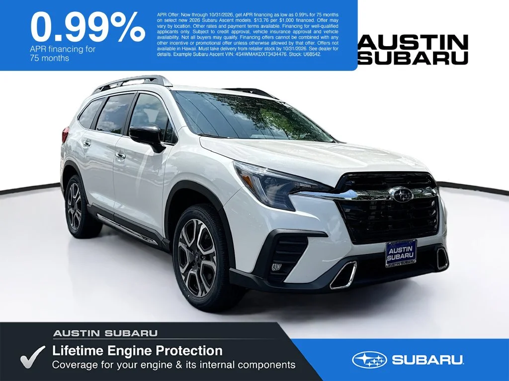 New 2026 White Subaru Touring image 1