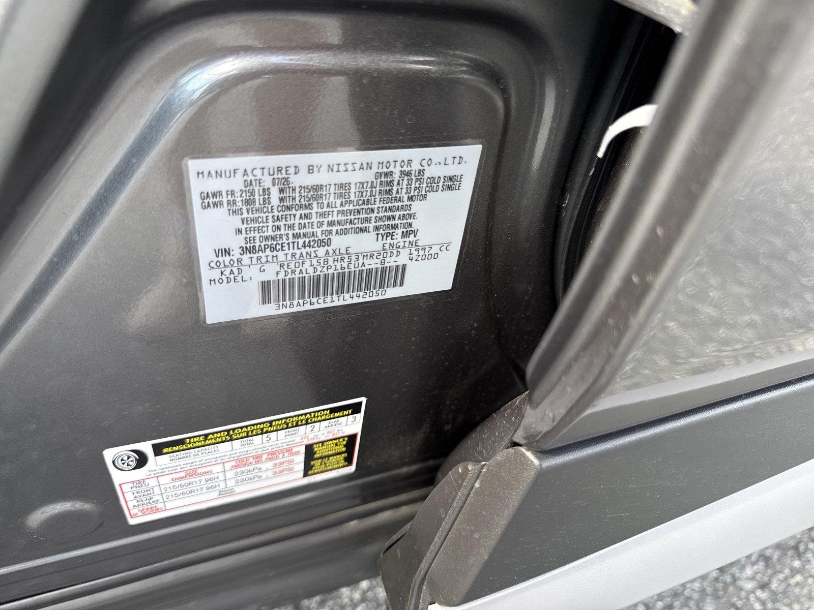 Used 2026 Gun Metallic Nissan SV image 30