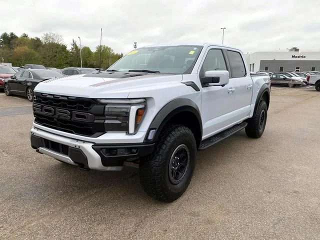 Used 2025 White Metallic Ford Raptor image 8