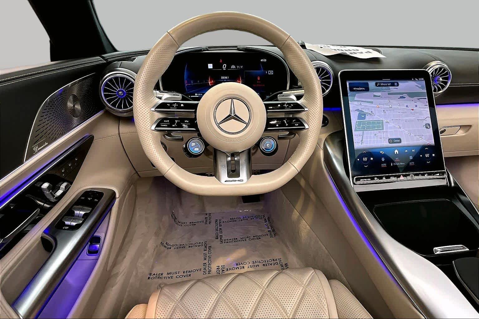 Used 2023 MANUFAKTUR Moonlight White Metallic Mercedes-Benz AMG® SL 43 image 6