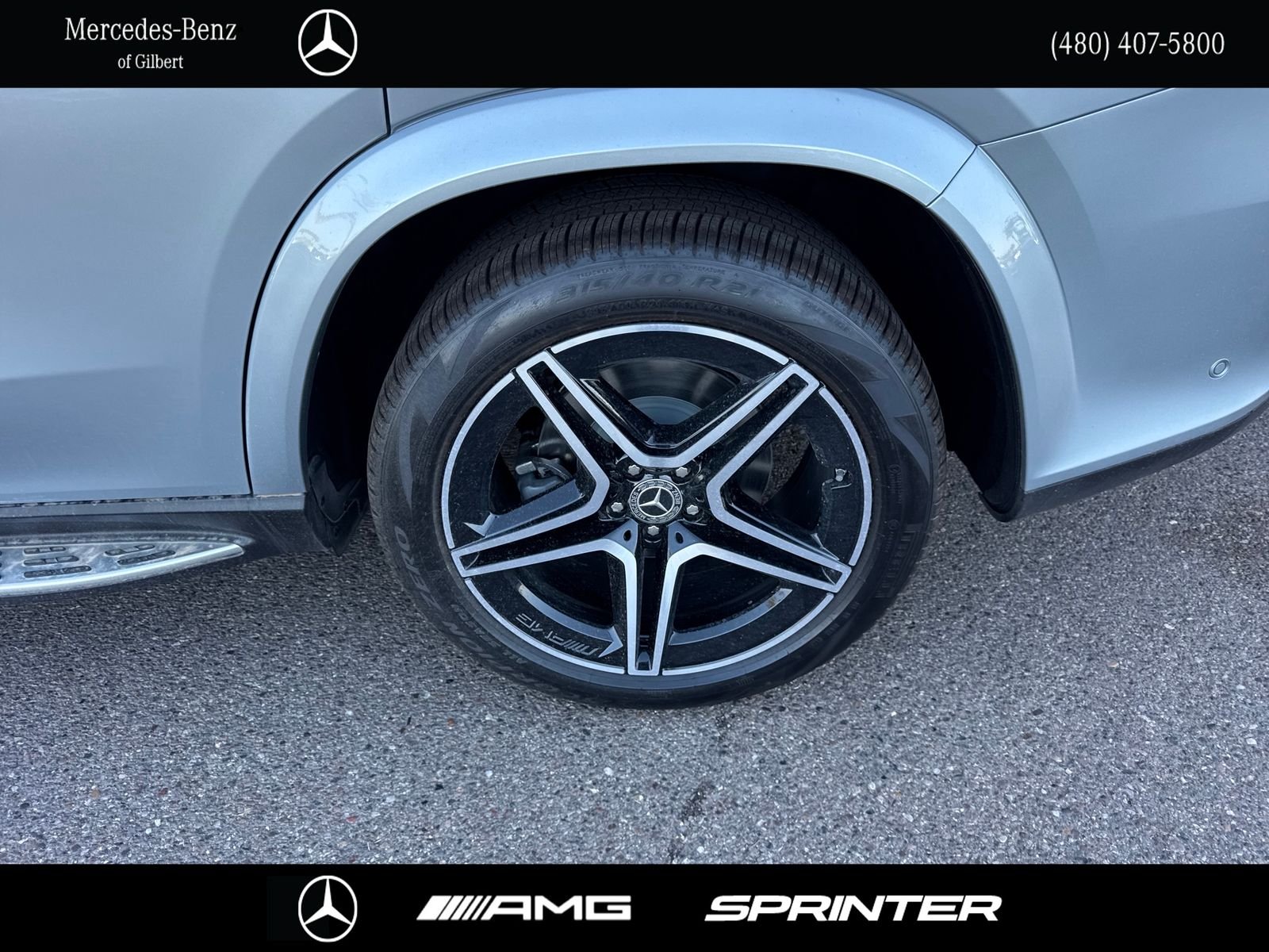 New 2026 Cirrus Silver Metallic Mercedes-Benz GLS 450 image 9