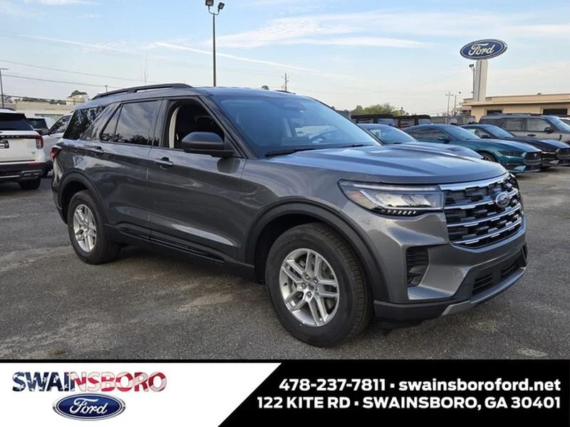 New 2026 Carbonized Gray Metallic Ford Active image 1