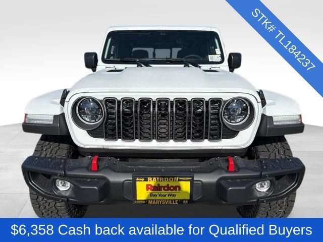 New 2026 Bright White Clearcoat Jeep Rubicon X image 2