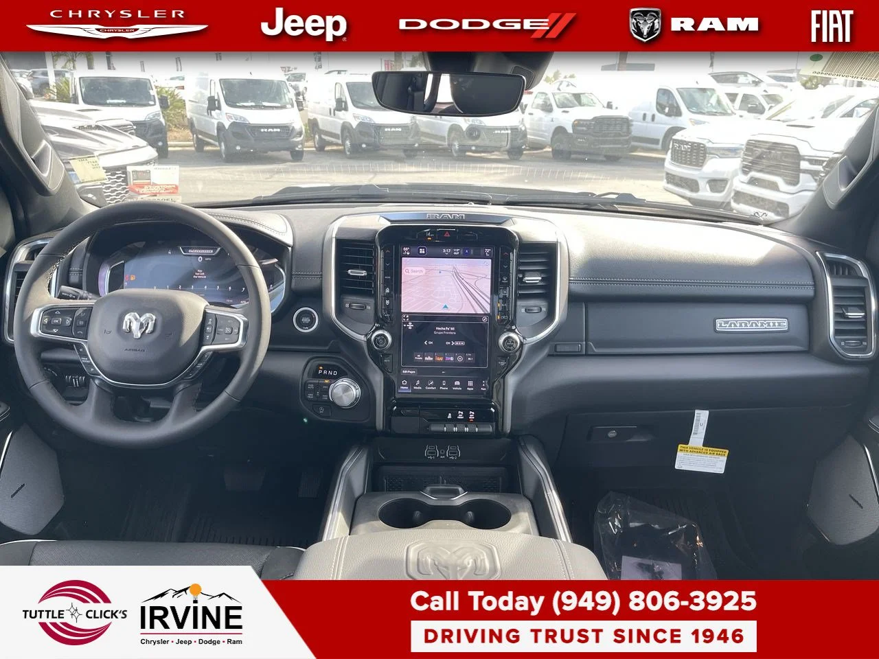 New 2027 Ivory White Tri-Coat Pearl-Coat Exterior Paint RAM Laramie image 2