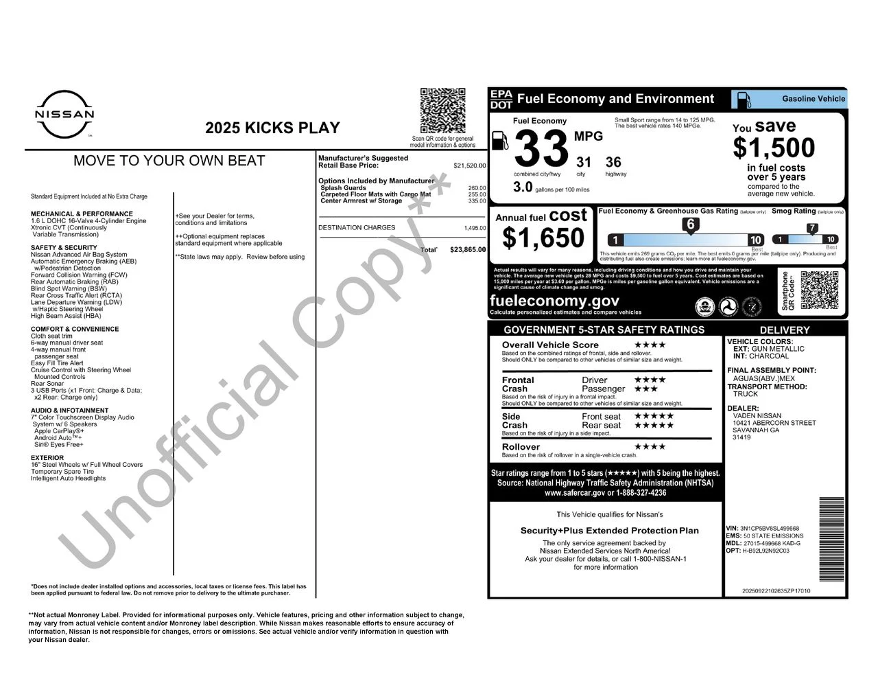 Certified Used 2025 Gun Metallic Nissan S image 58