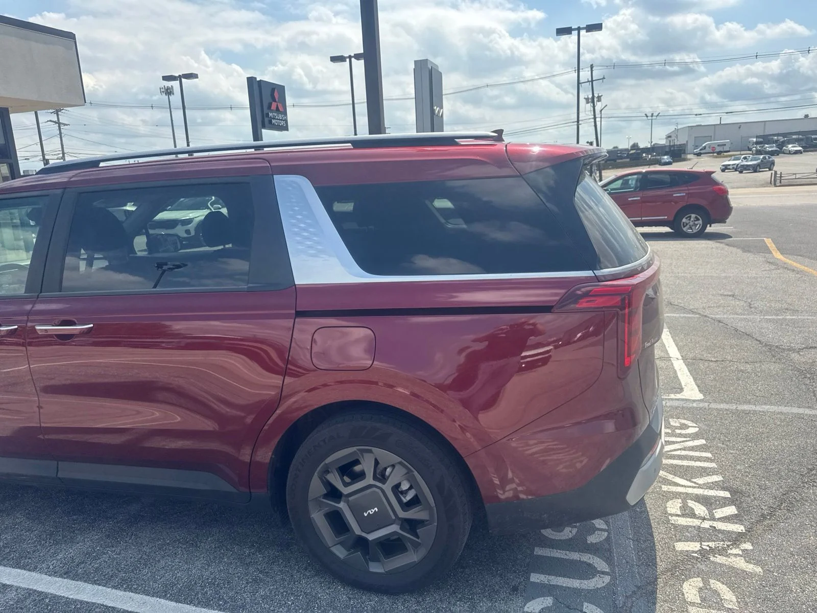 Certified Used 2025 Red Kia EX image 3