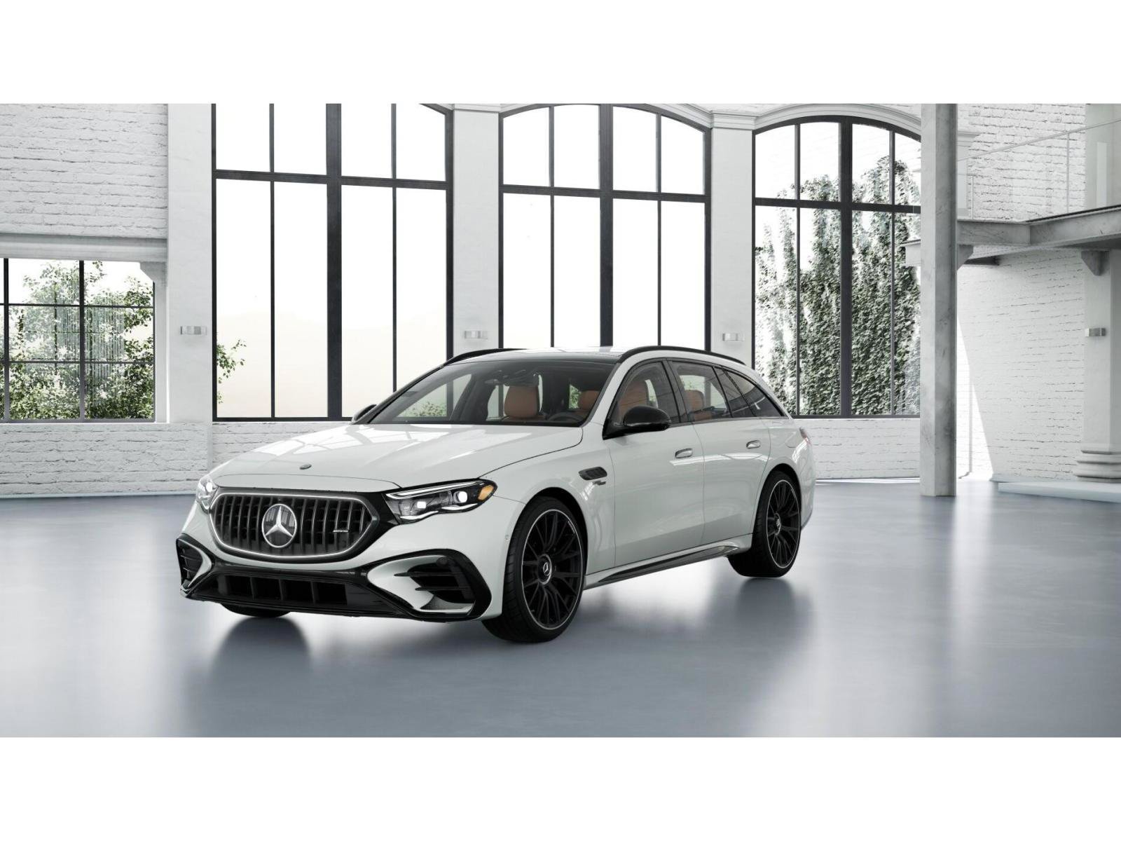 New 2027 MANUFAKTUR Moonlight White Metallic Mercedes-Benz AMG® E 53 Hybrid Wagon image 40