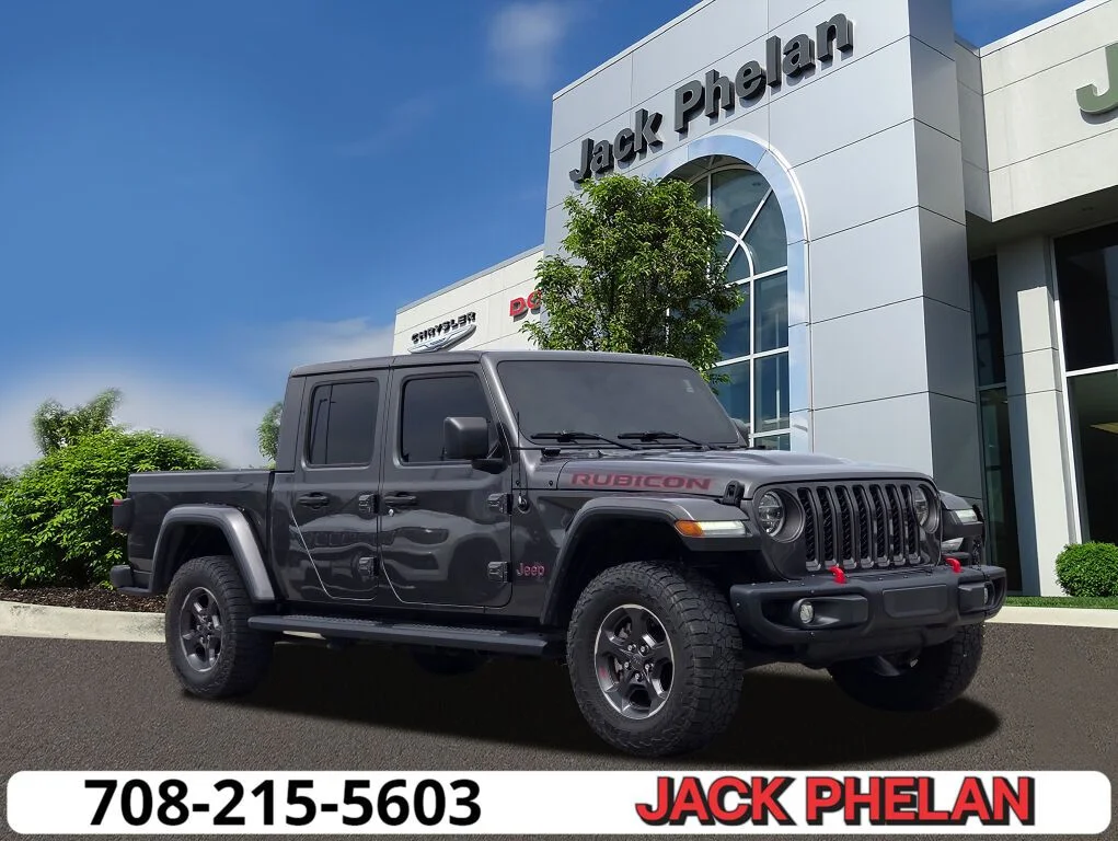 Used 2021 Gray Jeep Rubicon image 1