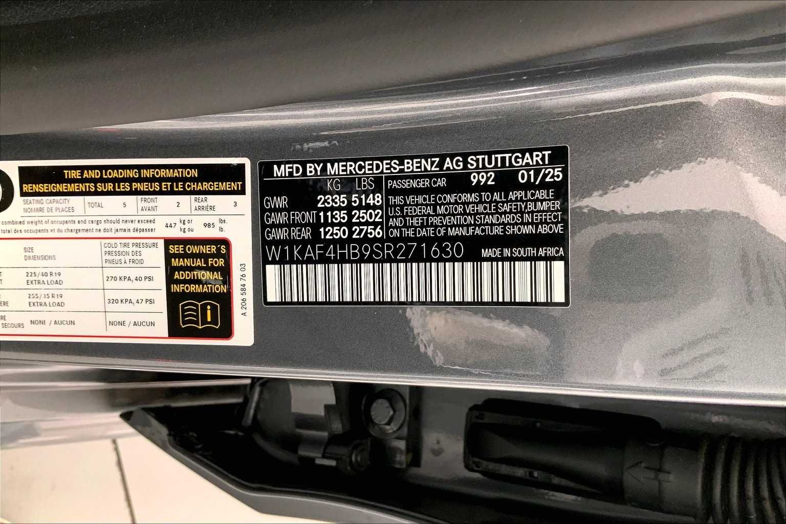 New 2025 Selenite Grey Metallic Mercedes-Benz C 300 image 25