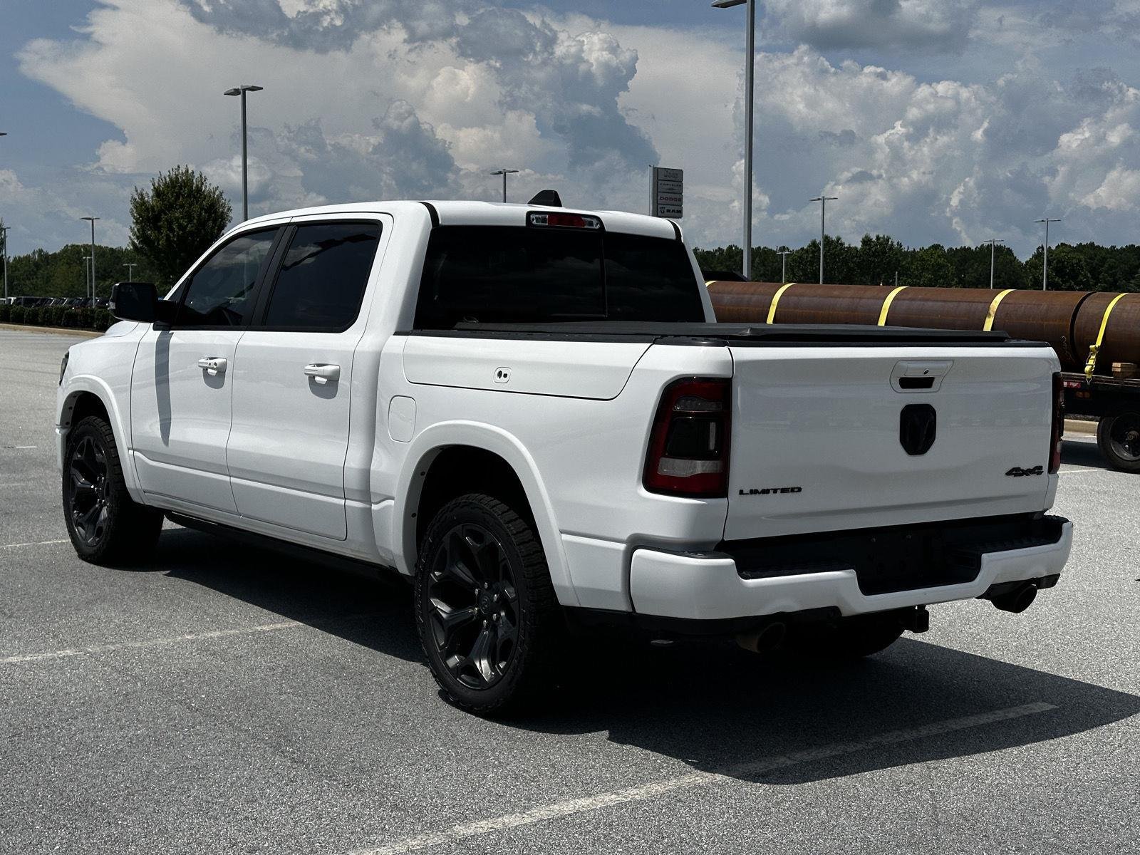 Used 2022 Bright White Clearcoat Ram Limited image 6
