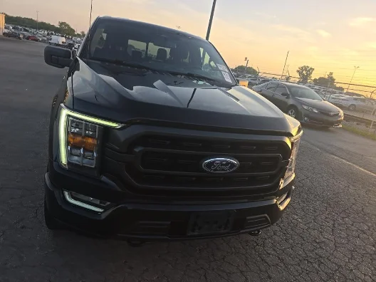 Used 2023 Black Metallic Ford XLT image 2