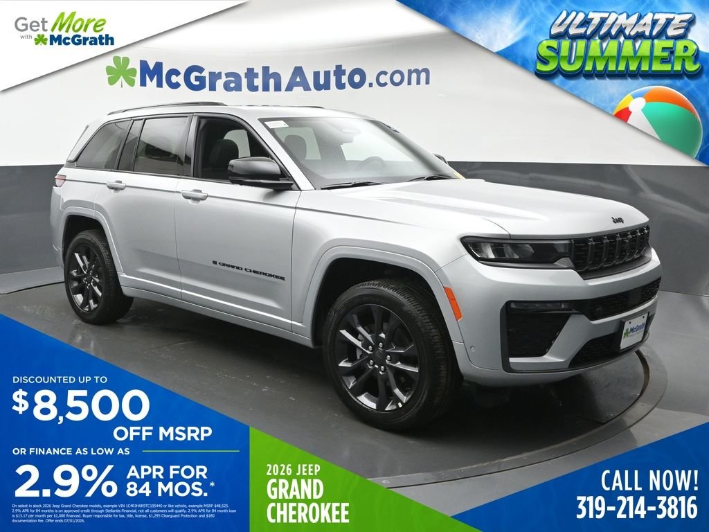 New 2026 Silver Zynith Exterior Paint Jeep Limited Reserve image 1