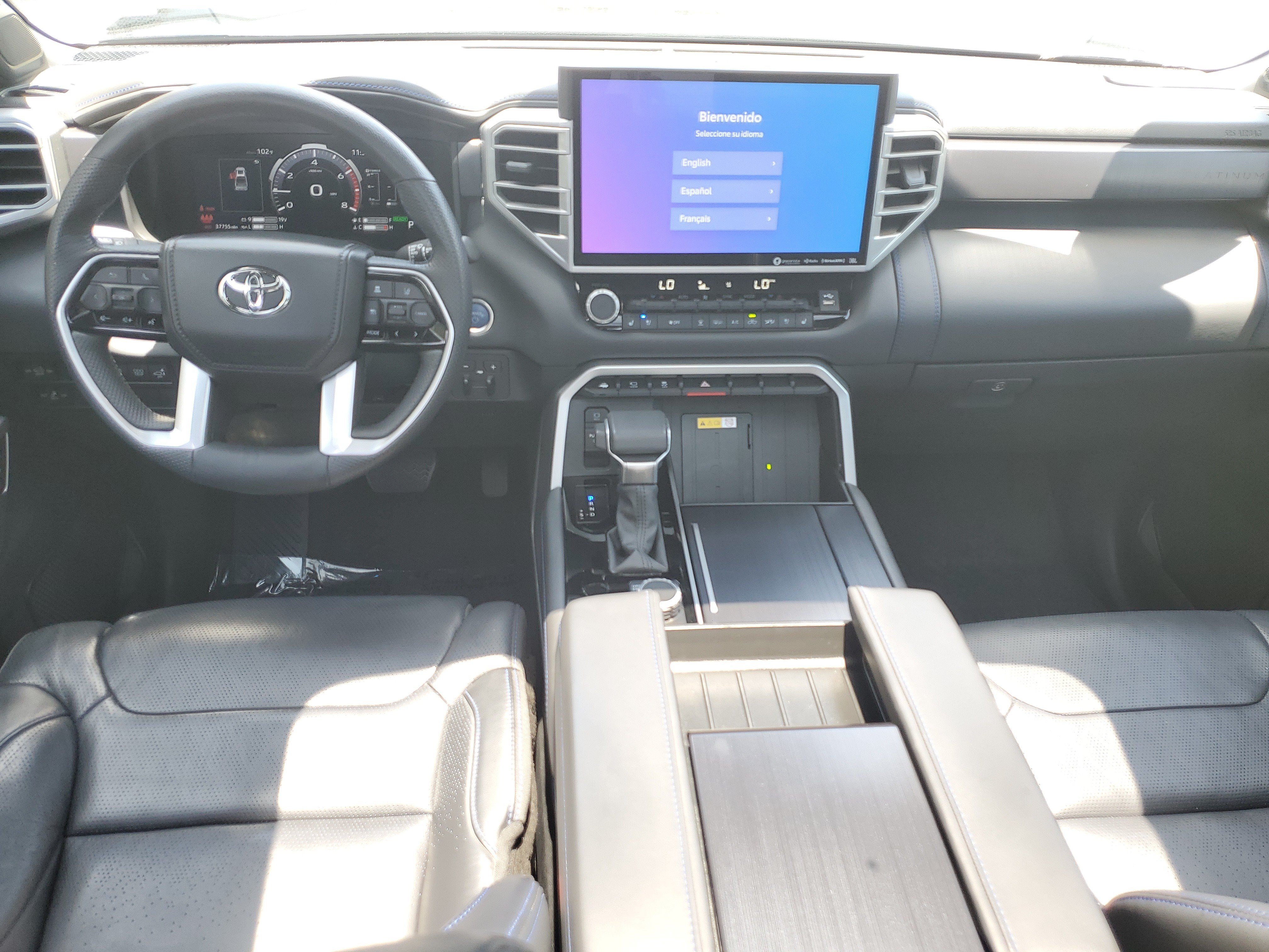 Used 2024 Midnight Black Metallic Toyota Platinum Hybrid image 15
