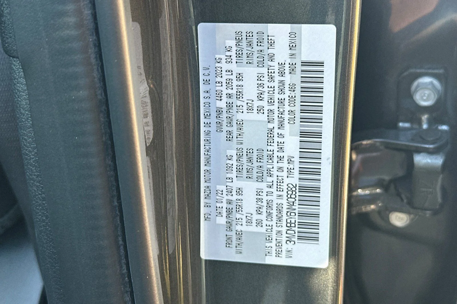 Certified Used 2022 Gray Mazda 2.5 Turbo Premium Plus Package image 31