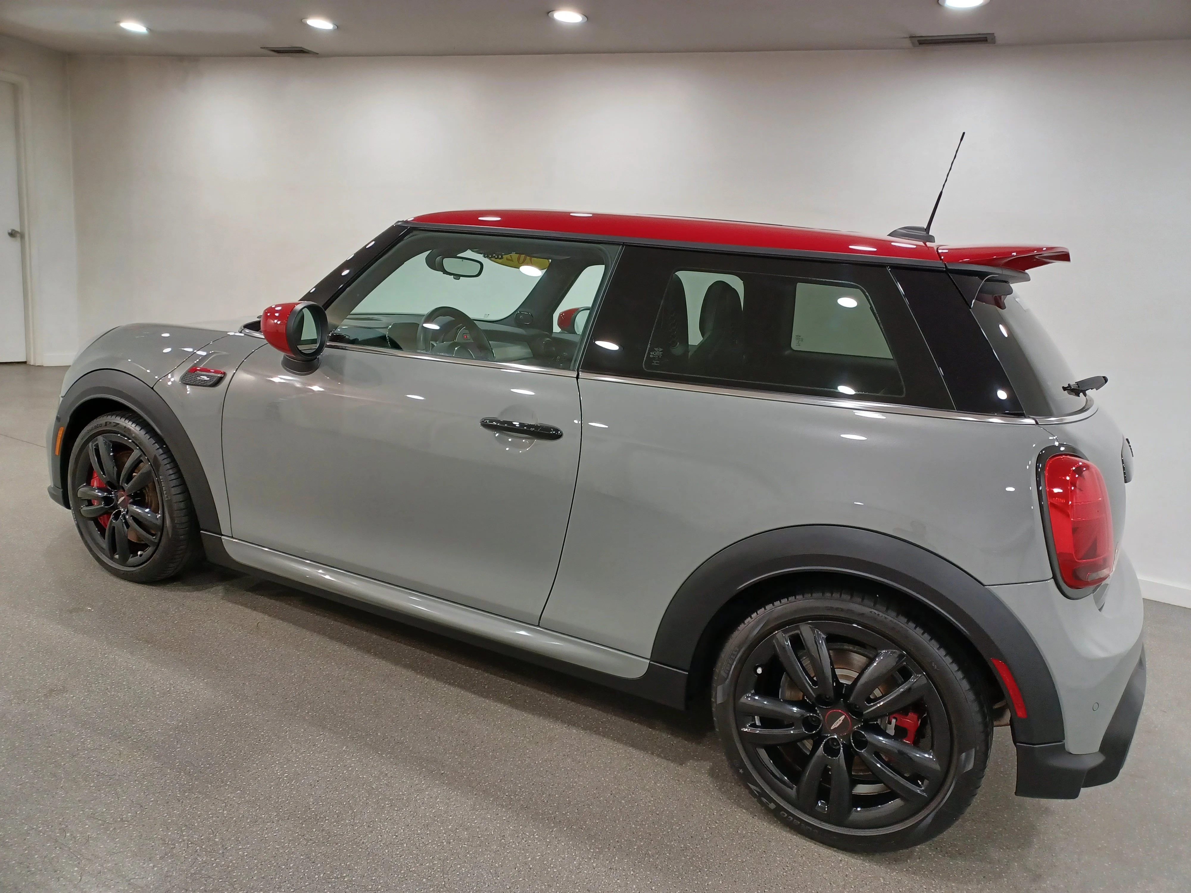 Certified Used 2023 Moonwalk Grey Semi-Metallic MINI John Cooper Works*Adaptive Cruise | Nav | HUD | Htd Alcantara Seats | Dual Sunroof | Harman/Kardon image 7