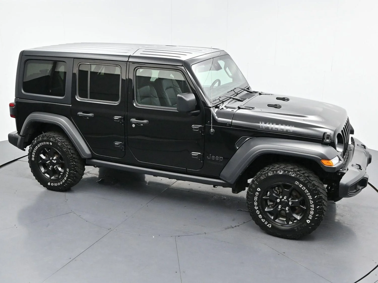 Used 2022 Black Clearcoat Jeep Unlimited Willys image 38