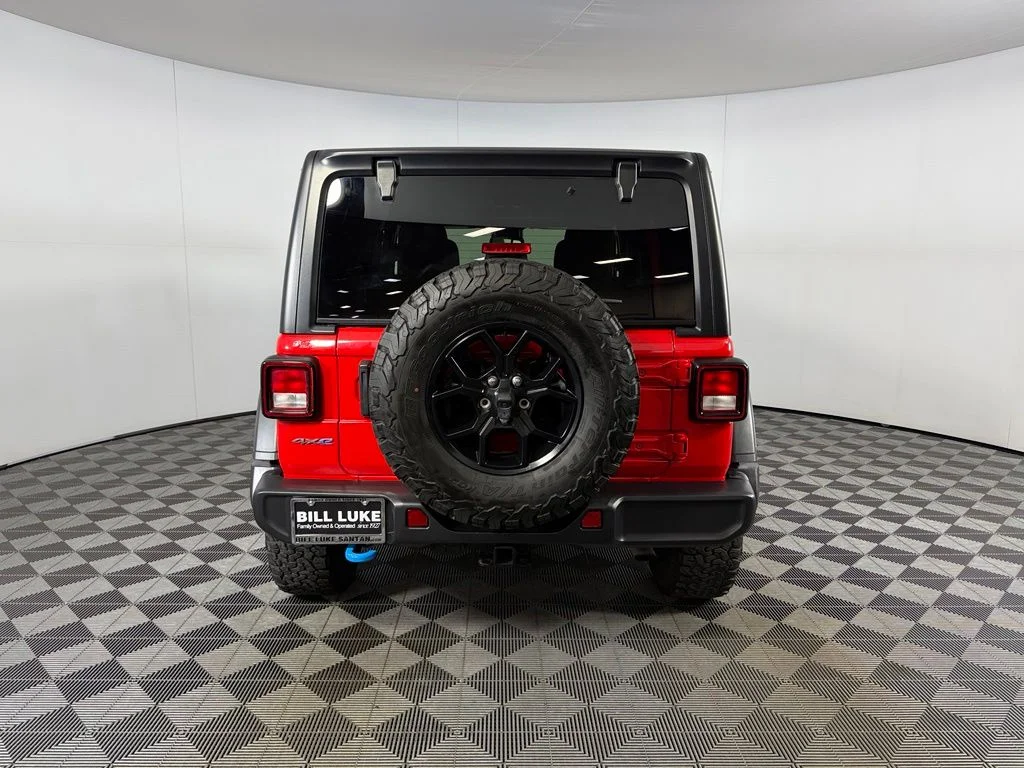 Certified Used 2024 Red Jeep Willys 4xe image 8