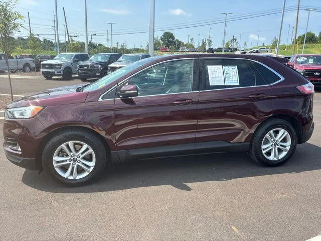 Used 2019 Burgundy Velvet Metallic Tinted Clearcoat Ford SEL image 4