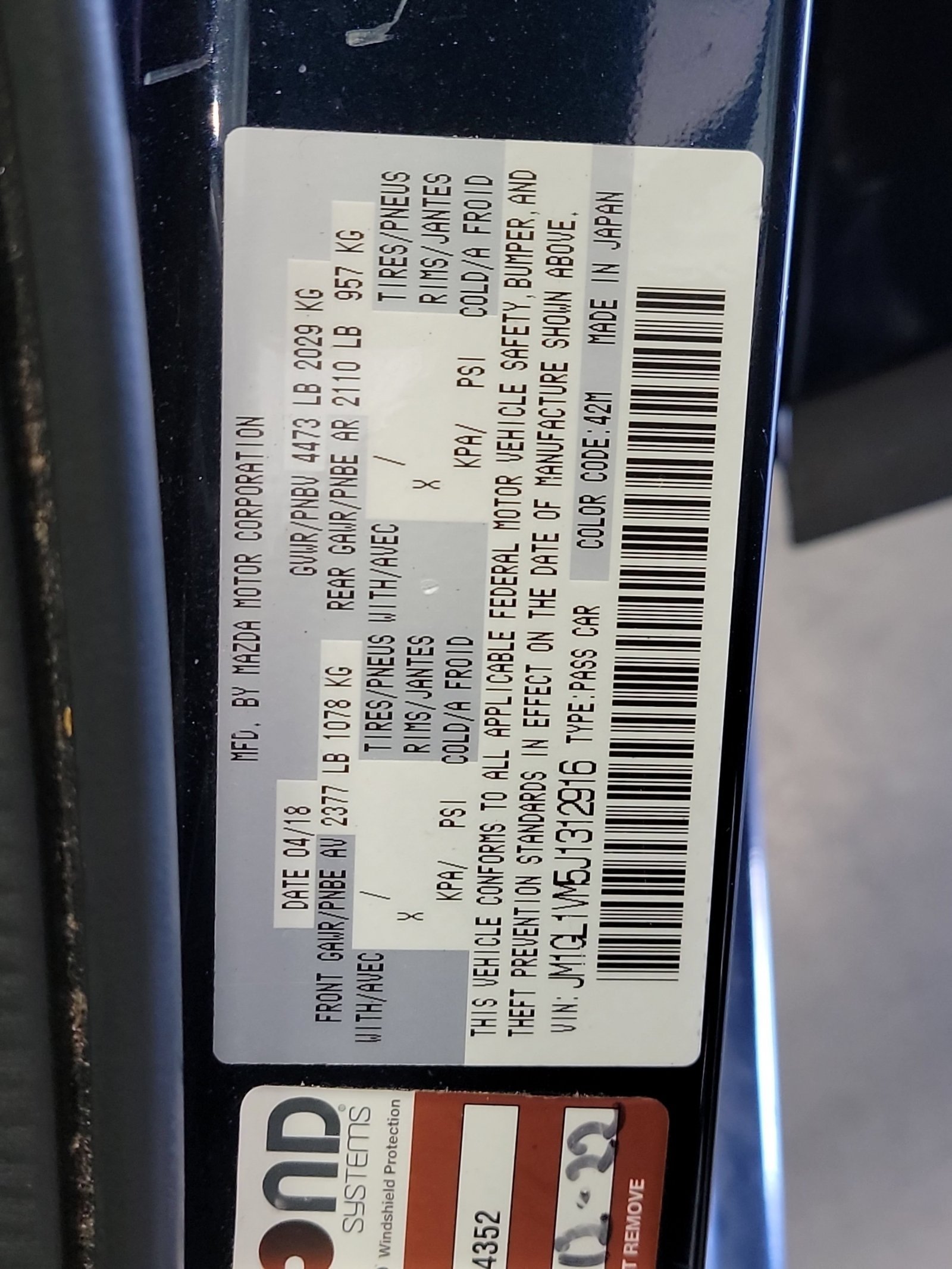 Used 2018 Machine Gray Metallic Mazda Touring image 32