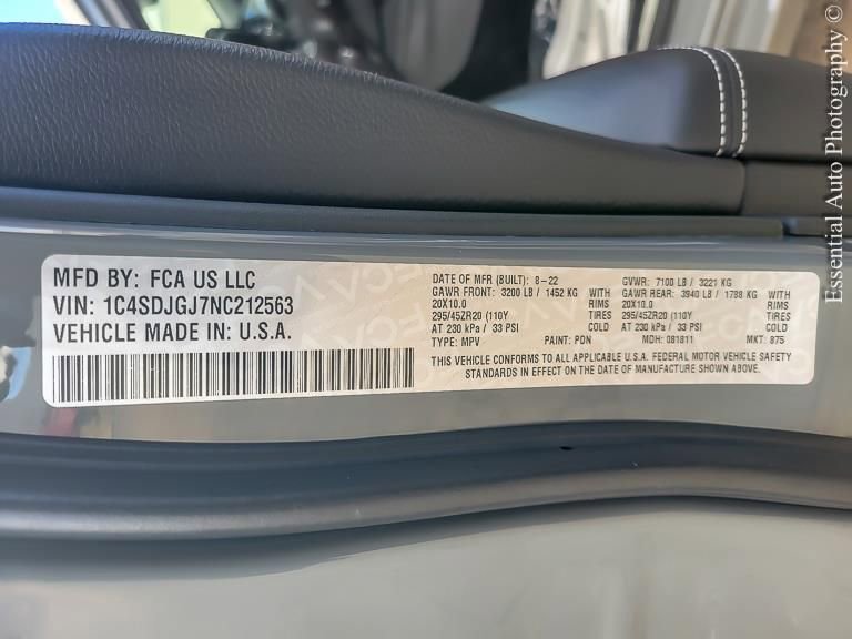 2022 DODGE DURANGO - Image 26